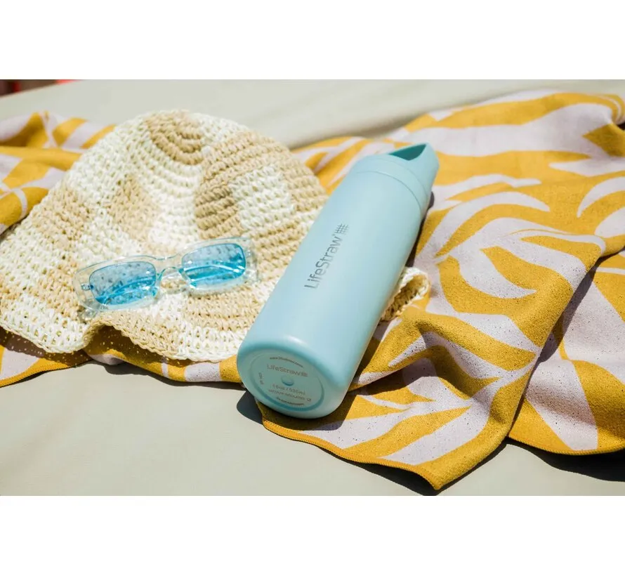 Go 2.0 Stainless Steel water filter bottle 532 ml Seafoam