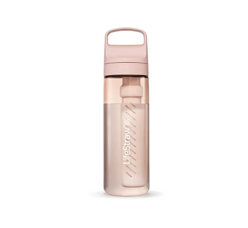 LifeStraw Go 2.0 Tritan Wasserfilterflasche 650 ml Cherry Blossom Pink