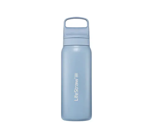 LifeStraw Go 2.0 Stainless Steel waterfilterfles 700 ml Icelandic Blue