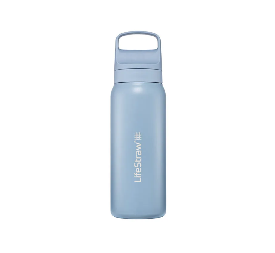 Go 2.0 Stainless Steel Wasserfilterflasche 700 ml Icelandic Blue