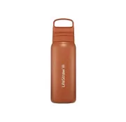LifeStraw Go 2.0 Edelstahl Filterflasche 700 ml Kyoto Orange