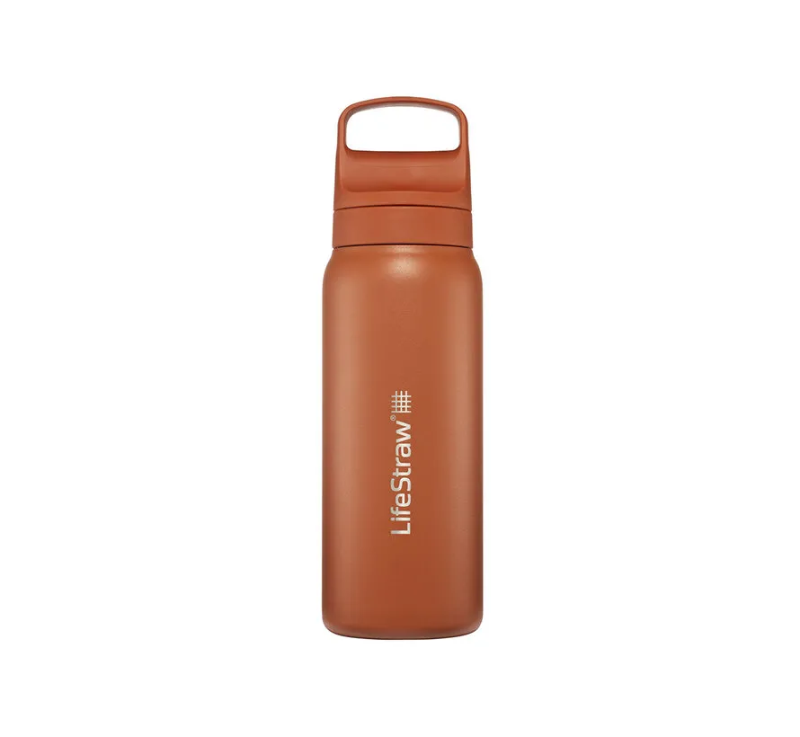 Go 2.0 Stainless Steel Wasserfilterflasche 700 ml Kyoto Orange