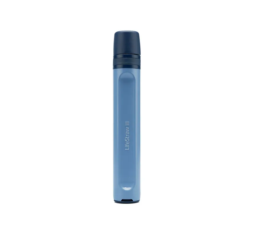 Peak Series Personal Water Filter Straw Mountain Blue