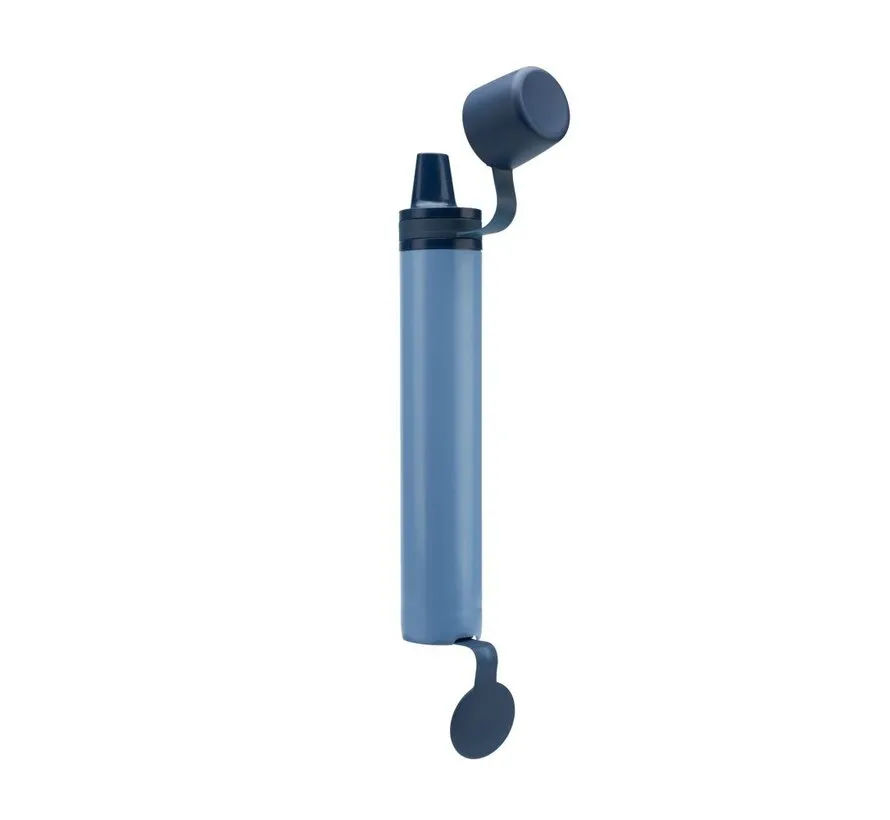 Peak Series Personal Water Filter Straw Mountain Blue