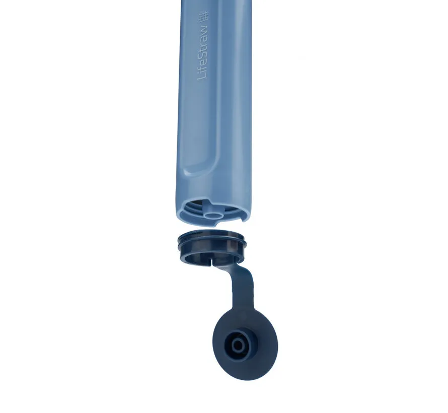 Peak Series Personal Water Filter Straw Mountain Blue
