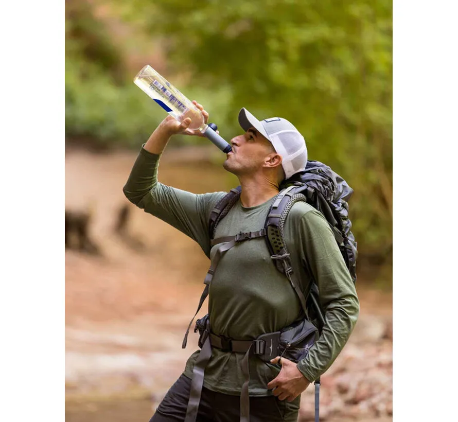 Peak Series SOLO persoonlijk waterfilter Mountain Blue