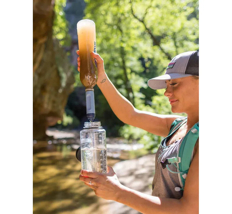Peak Series SOLO personal water filter Mountain Blue