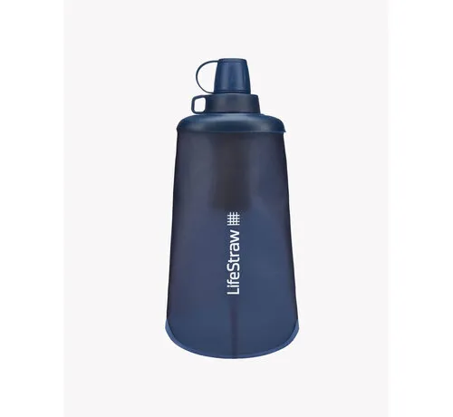 LifeStraw Peak Series Collapsible Squeeze waterfilterfles 650 ml Mountain Blue
