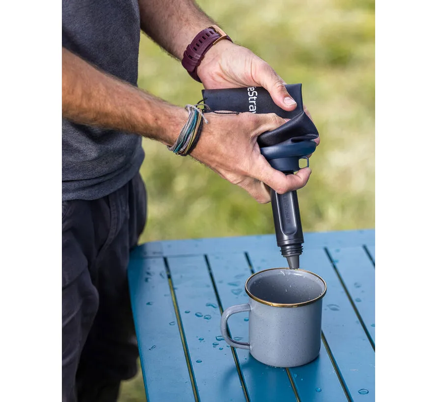 Peak Series Collapsible Squeeze waterfilterfles 650 ml Mountain Blue