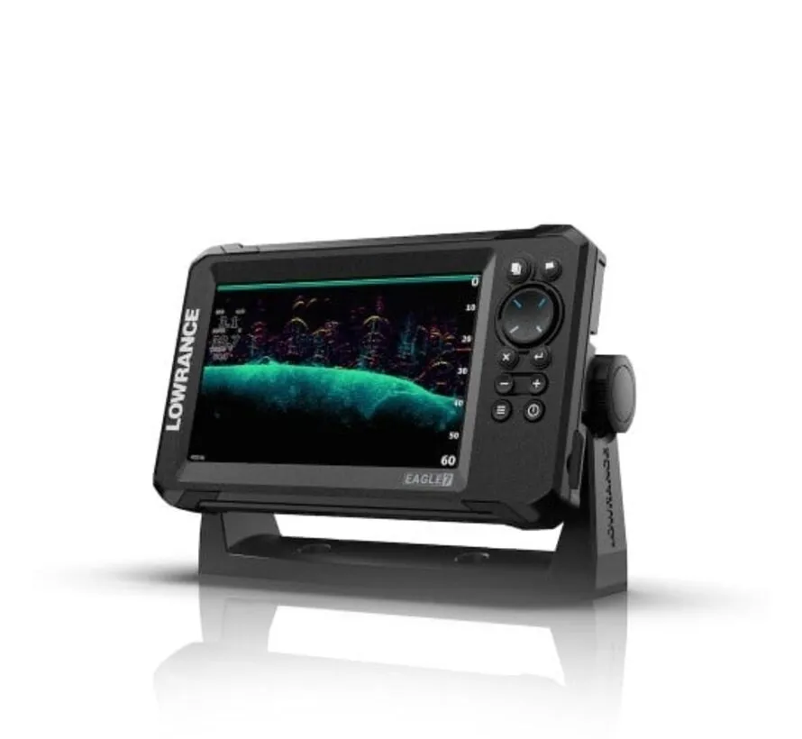 EAGLE 7 TripleShot HD ROW fishfinder chartplotter met transducer