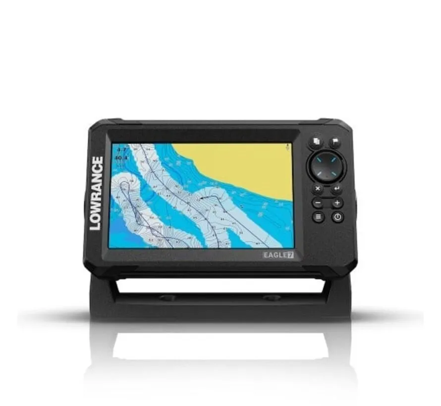 EAGLE 7 TripleShot HD ROW Fishfinder Kartenplotter mit Geber