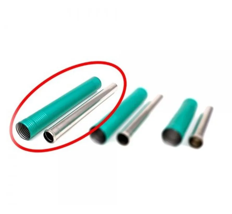 extension flue pipe L for 520-620 mm wall thickness