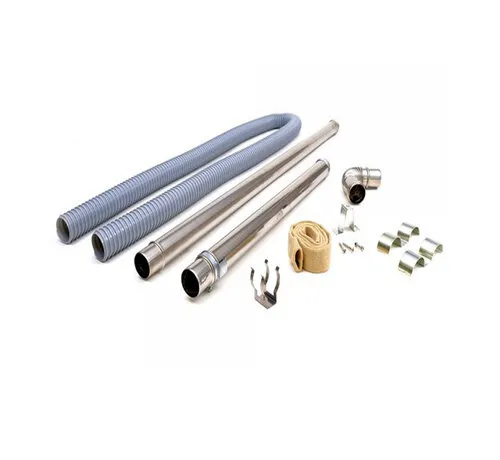 Toyotomi rookafvoerpijp verlengset L 1620-2080 mm voor FF-kachels