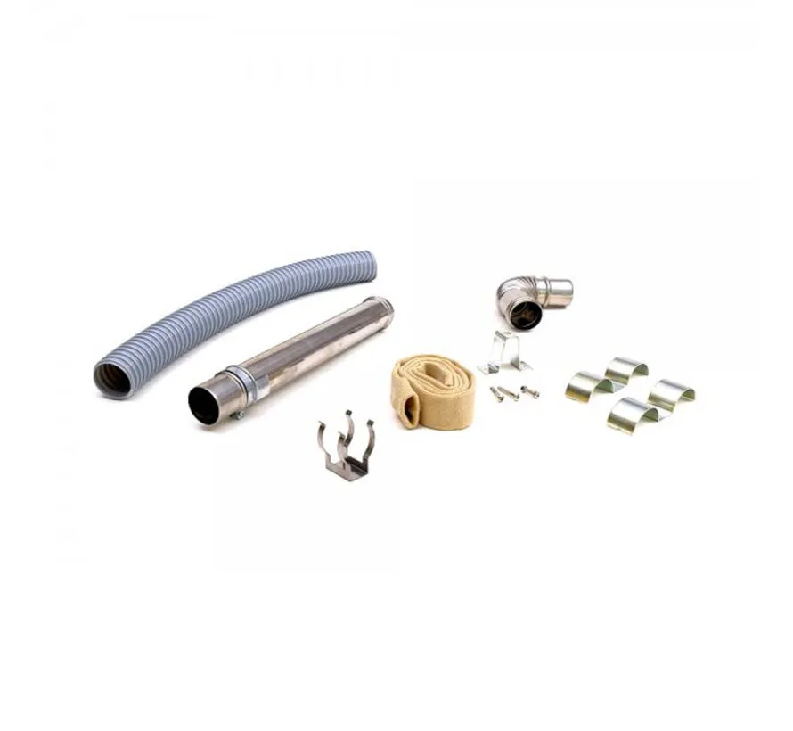 extension flue pipe kit S 400-580 mm for FF heaters