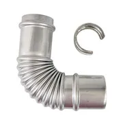 Toyotomi Bent Joint L gebogen rookafvoerkoppeling voor FF-55 en FF-55T