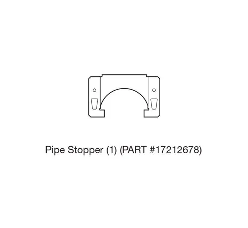 Toyotomi Pipe Stopper retaining bracket for FF-V30 and FF-V30T heaters