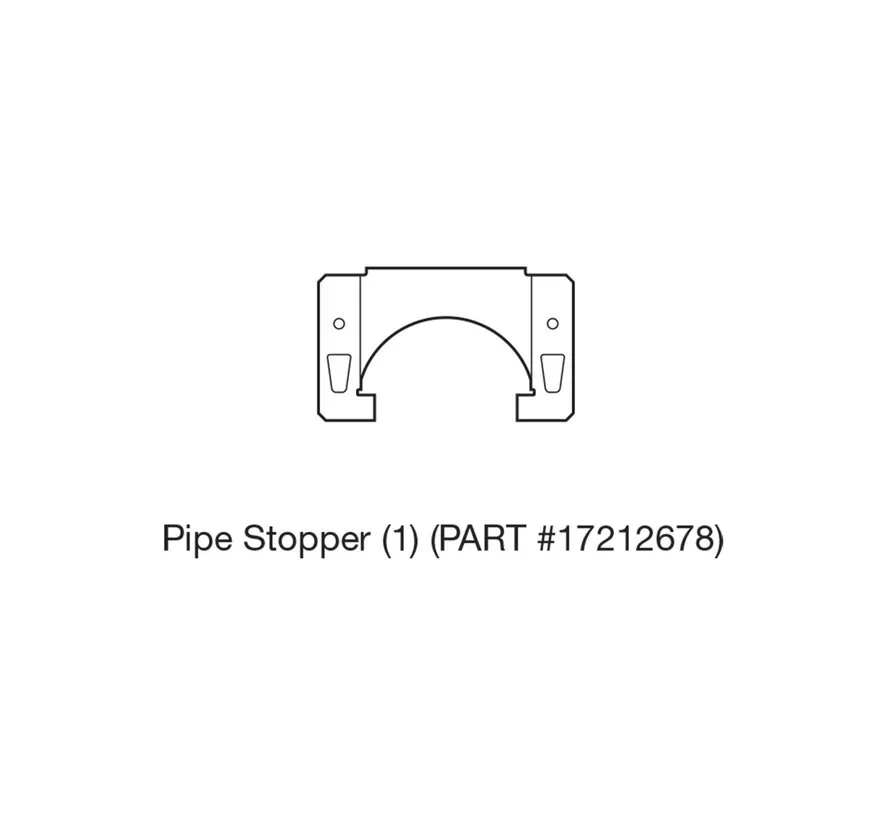 Pipe Stopper Rohrbefestigung für FF-V30 und FF-V30T Heizgeräte