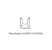 Toyotomi Pipe Stopper retaining component for FF-55 and FF-55T heaters