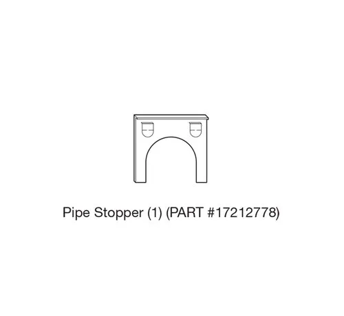 Toyotomi Pipe Stopper Befestigungshalterung für FF-95 Heizgerät