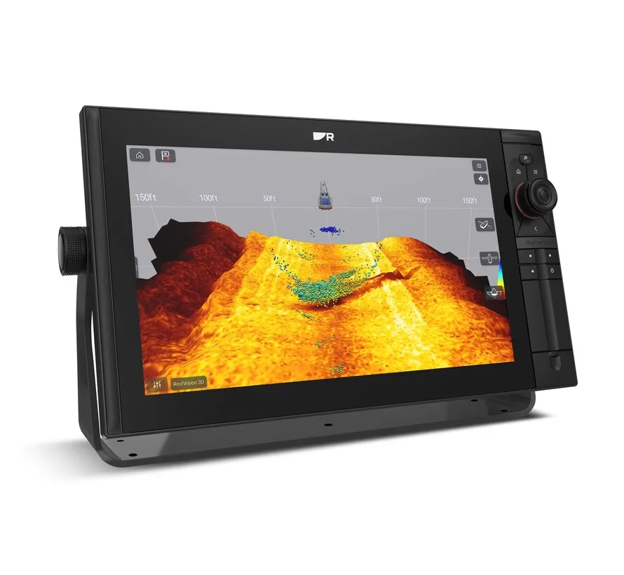 Axiom 2 Pro 16 RVM 16-Zoll-Kartenplotter mit RealVision MAX und 1 kW CHIRP-Sonar