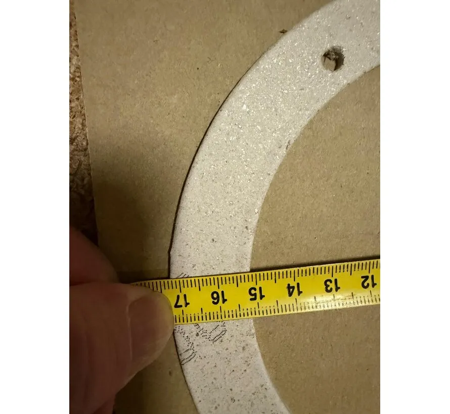 Glass Cylinder Upper Gasket bovenste pakking voor brandercilinder
