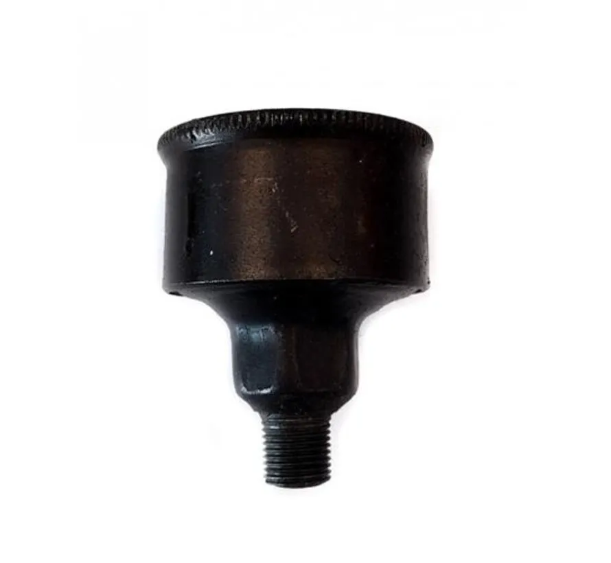 Stahl-Fettbüchse Ø60 mm mit 1/4" BSP Anschluss für Stevenrohre