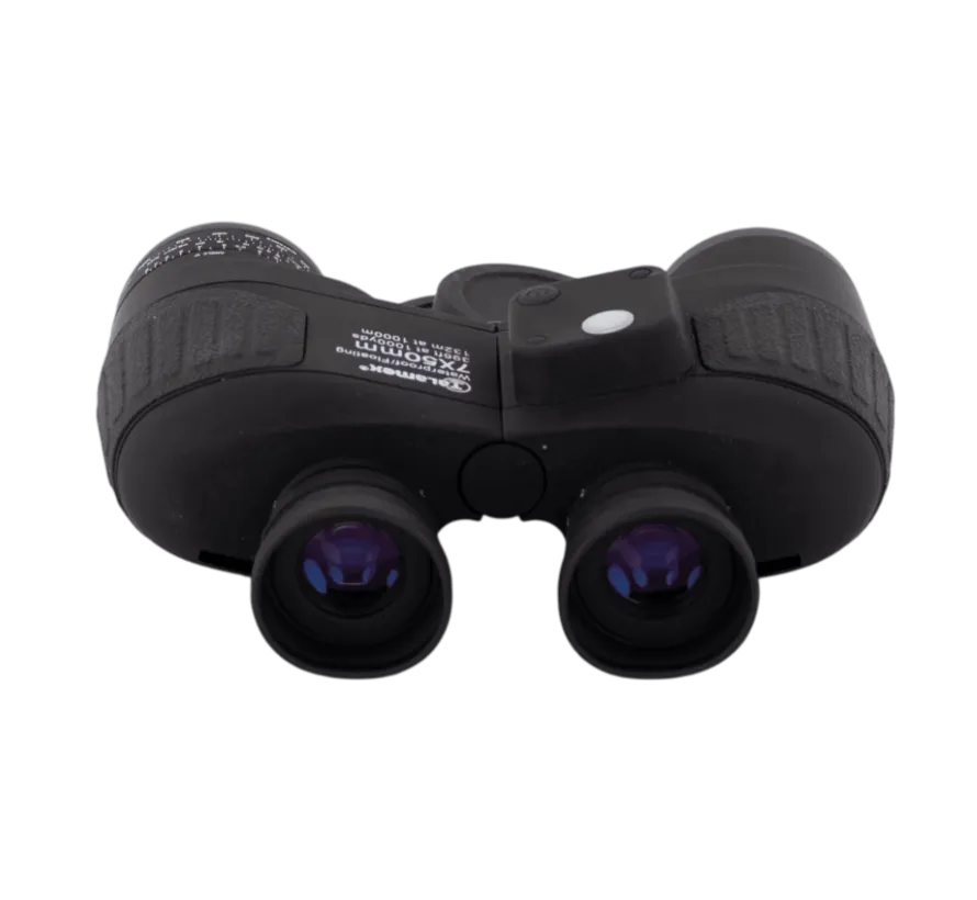 Verrekijker 7x50 Deluxe met verlicht 360° kompas en BaK-4 optiek
