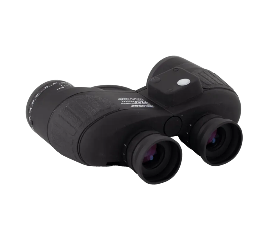 Verrekijker 7x50 Deluxe met verlicht 360° kompas en BaK-4 optiek