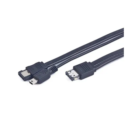 Gembird 1 meter eSATAp naar eSATA/Mini USB Y-cable