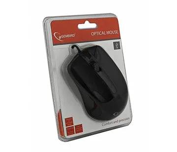 Gembird MUS-101 optische USB-Maus 1200 DPI schwarz