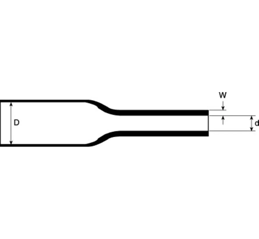 krimpkous Pro Black 6mm