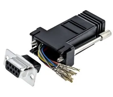 RS Pro 9 Way D-sub Female, RJ45 Adapter, 1 Port,