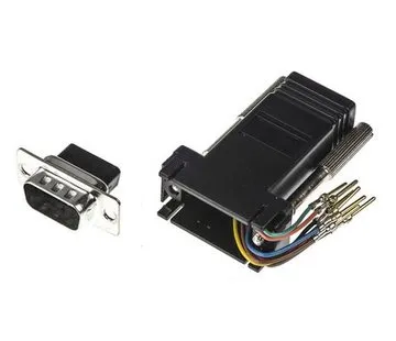 RS Pro 9 Way D-sub Male, RJ45 Adapter, 1 Port,