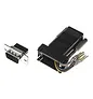 9 Way D-sub Male, RJ45 Adapter, 1 Port,