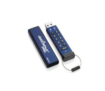 iStorage DatAshur Pro USB3 256-bit secure USB Stick in 4, 8, 16, 32, 64, 128 or 256GB