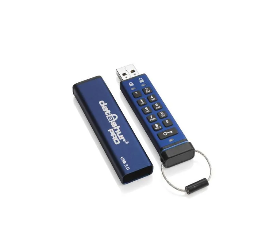 DatAshur Pro USB3 256-Bit sicherer USB-Stick in 4, 8, 16, 32, 64, 128 oder 256 GB