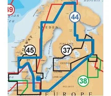 Navionics Baltische Staten, Finland, Zweden und Noorwegen
