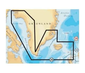 Navionics Groenland en IJsland