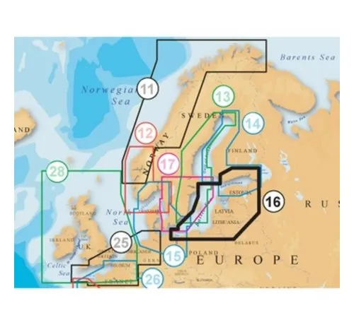 Navionics Baltische Staten MSD 16p+