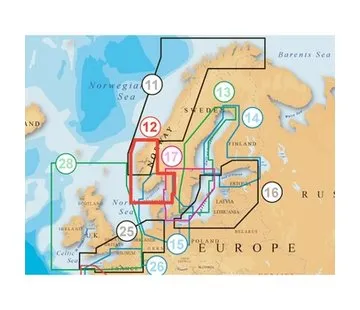 Navionics Noorwegen Zuid und West