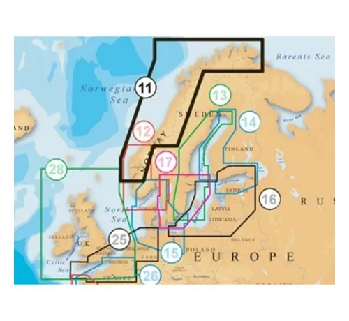 Navionics Noorwegen MSD 11p+