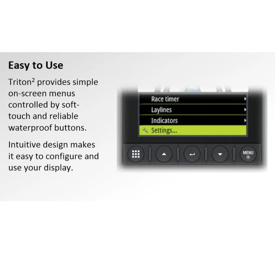 Triton² 4,1 Zoll NMEA 2000 digitales Segelinstrument