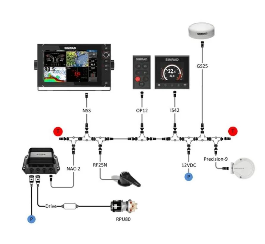 AP44 Autopilot-Controller mit 4,1-Zoll Farbdisplay