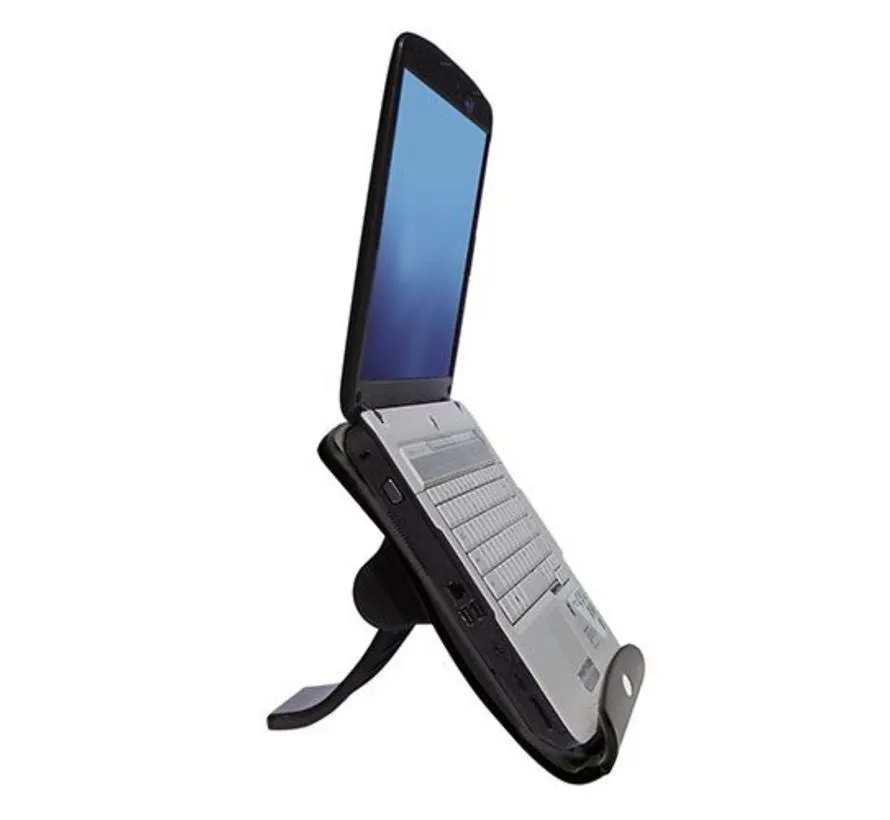 Laptopstandaard mit 4 poorts hub