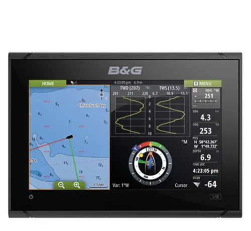 B&G Vulcan 9 9-Zoll Kartenplotter für Segeln und Navigation
