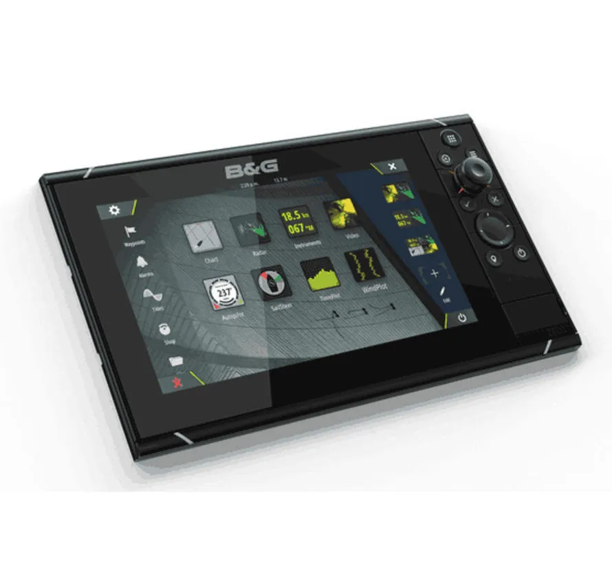 Zeus S 9 9-Zoll Segelkartenplotter mit Sonar und GPS
