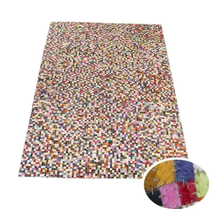 Vloerkleed blokken multi color 160x230cm