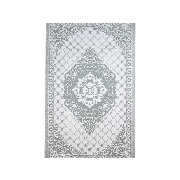 Wonder Rugs Buitentapijt grijs met wit arabisch