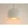 Witte filigrain hanglamp extra groot bol met gouden binnenkant