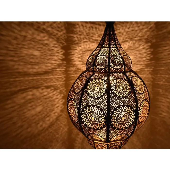 1001nacht hanglamp zwart goud